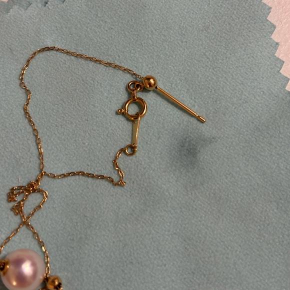 8mm Akoya Tennyo/Fairy Pearl 18K Gold Bracelet - Picture 5 of 6